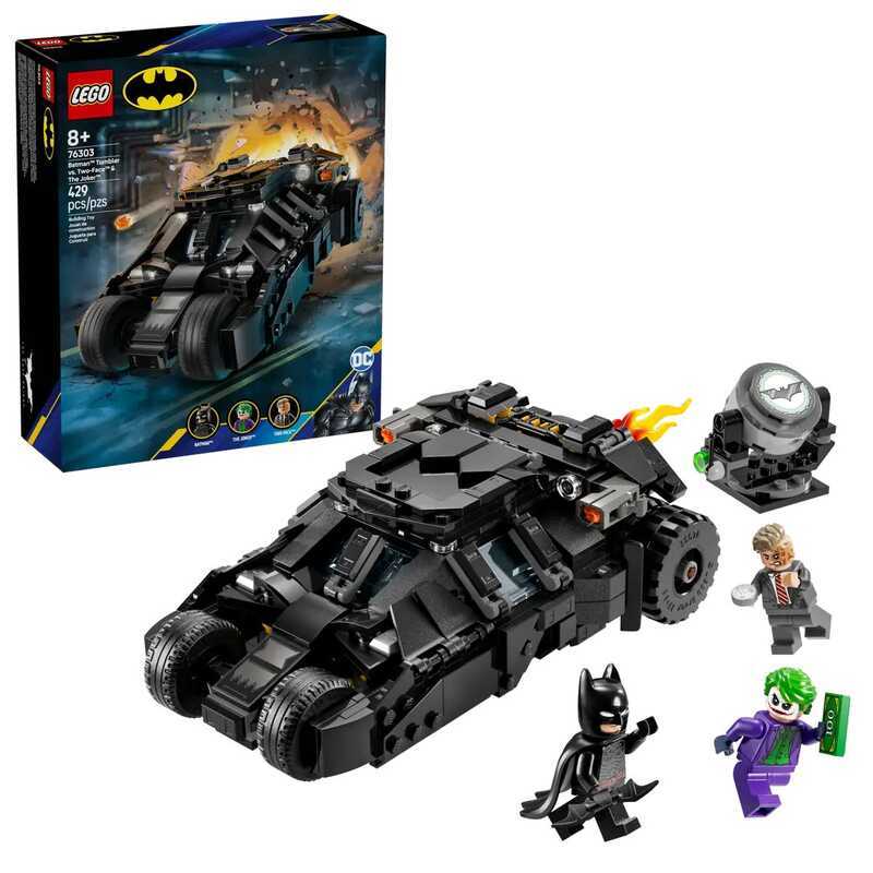 LEGO 76303 Batman Tumbler đối đầu với The Two-Face và Joker