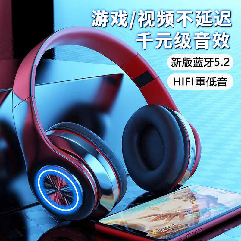 Tai Nghe Không Dây 2025 Tai Nghe Bluetooth Over-ear Giá Trị Cao Dạ Quang Thoáng Mát Bé Trai Bé Gái N