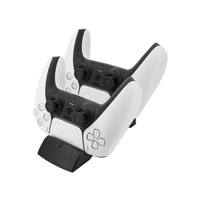 P PS5 Tay cầm chơi game Đế sạc PS5 Tay cầm kép Đế sạc PS5 Bộ sạc game không dây