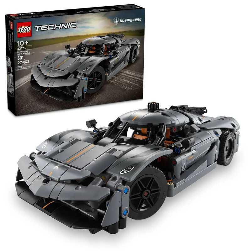 LEGO Technic 42173 Koenigsegg Jesko Hypercar, màu xám tuyệt đối. Sản phẩm giảm giá -100% hàng chính 