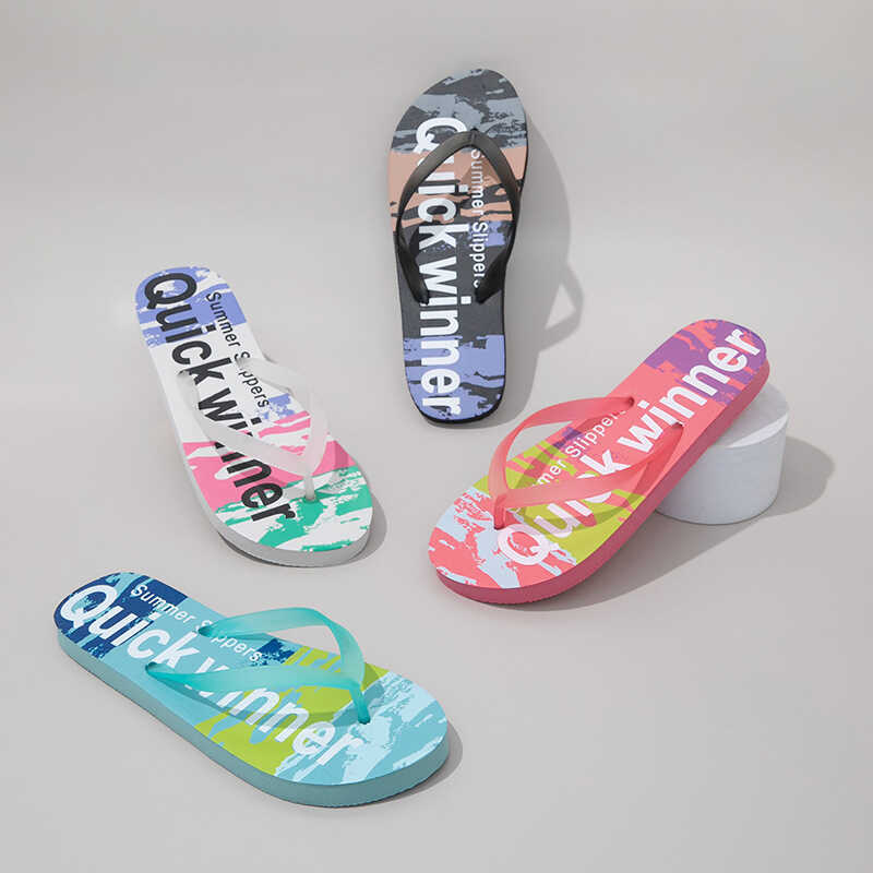 Dép Mùa Hè Hợp Thời Trang Flip-Flops Nữ Đế Mềm Chống Mài Flip-Flops Uni