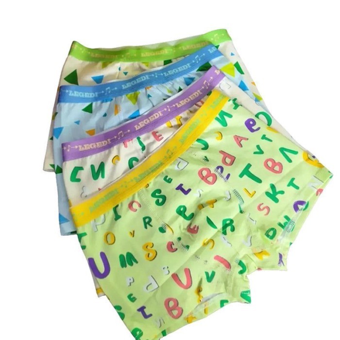 Quần lót boxer bé trai Legeti Class A bằng cotton nguyên chất Quần lót boxer bé trai quần lót boxer