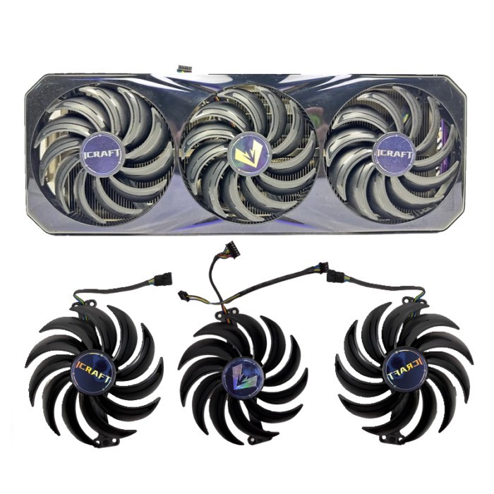 Ming Xuân 4080S 4080TI Chơi Game Trái Tim Card Đồ Họa Tản Nhiệt Ban Đầu Máy Tháo Rời Cuộn Kép Điều K