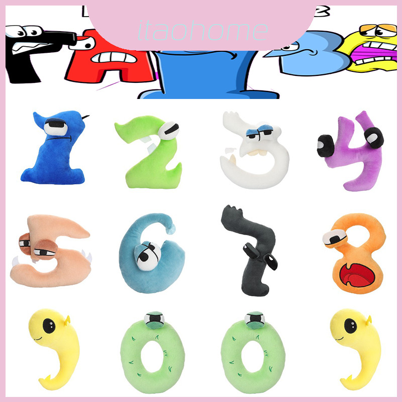 Lore Number Plush Gối Búp Bê Đồ Chơi Giáo Dục Cho Trẻ Em