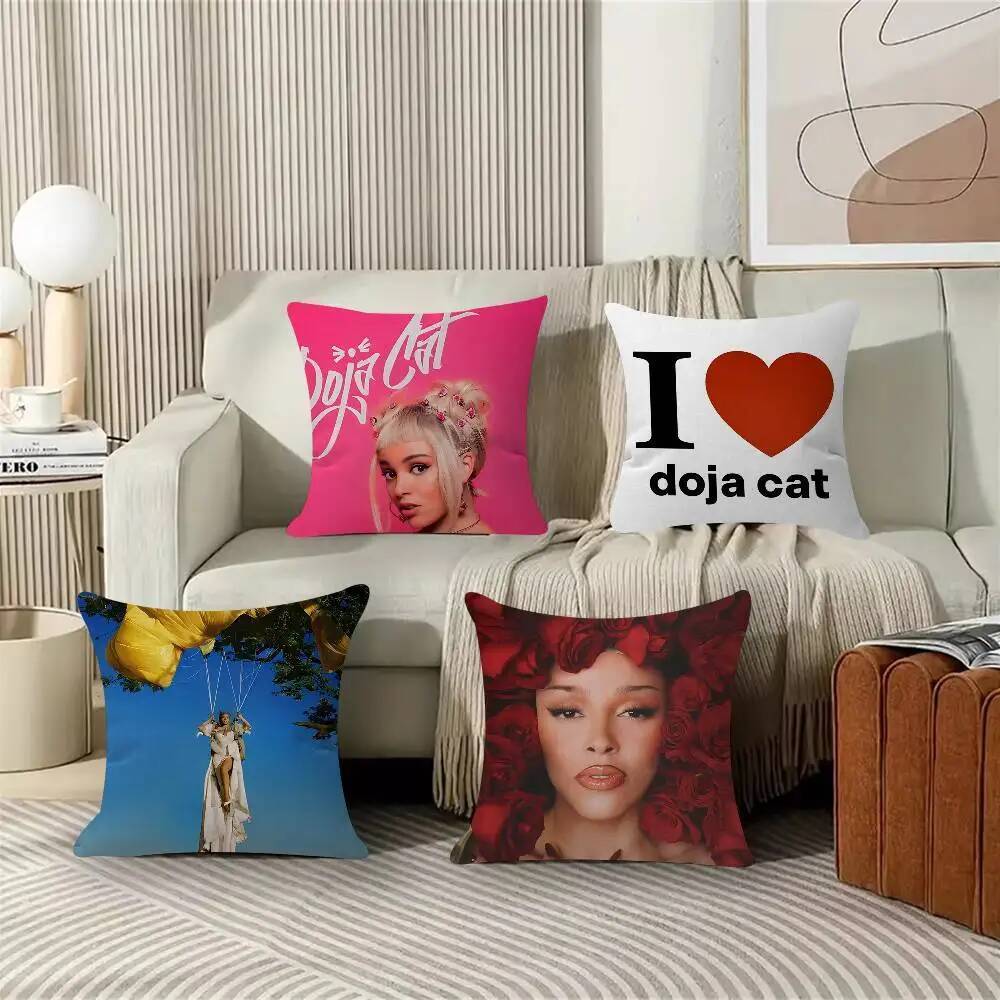 D-Doja Cat Vie Đệm Gối Trang Trí Vỏ Gối In Hình Đệm Cho Ghế Sofa