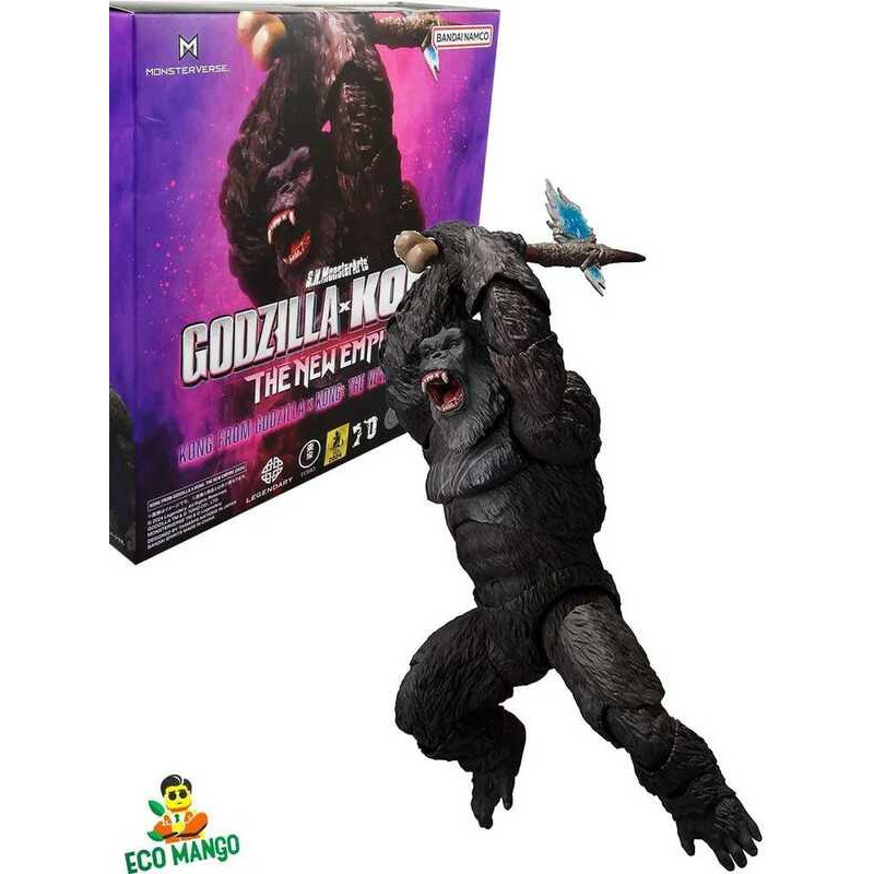 BANDAI Mô hình nhân vật hành động S.H.MonsterArts Kong Godzilla x Kong: The New Empire (2024), SHM 1