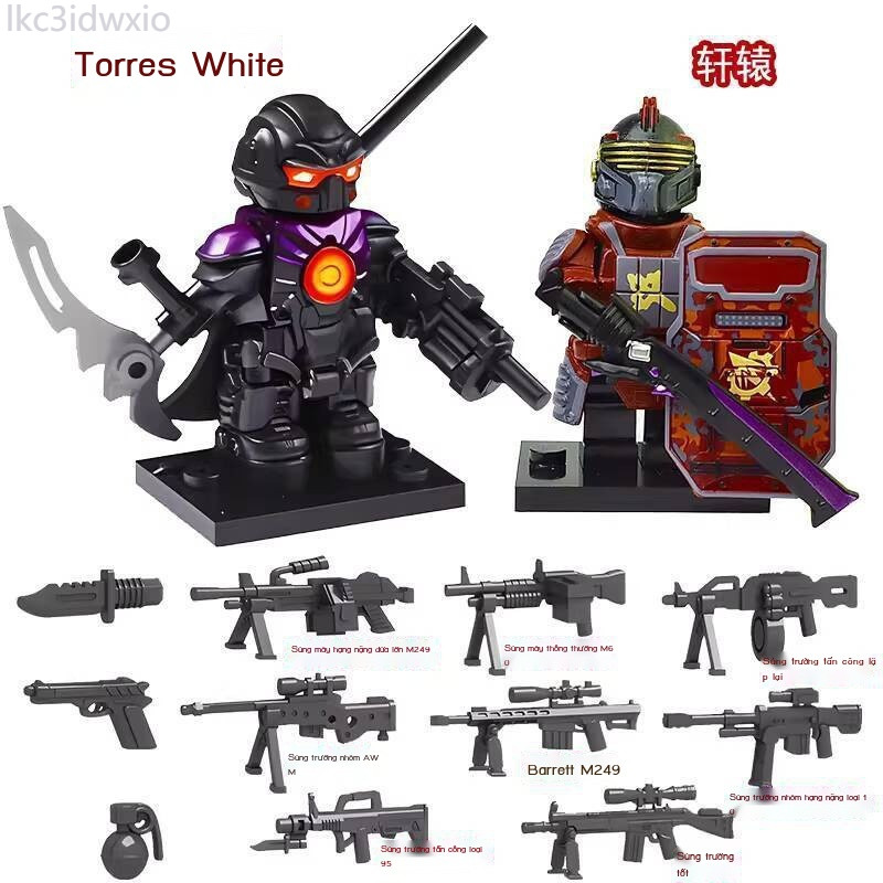 [GIÁ SỈ]  Bộ đồ lắp ráp mô hình vũ khí Mecha Power Torres White của Peace Elite, trò chơi thoát hiể