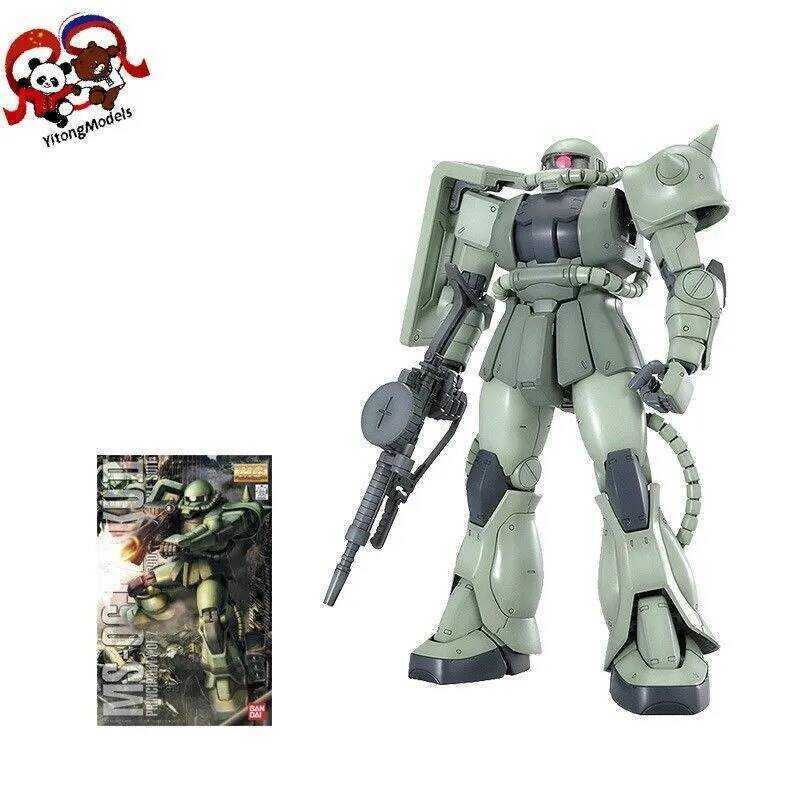 BANDAI 1/100 MG MS-06J Zaku II Ver.2.0 /Mô hình nhân vật hành động trong Chiến dịch Gundam đầu tiên