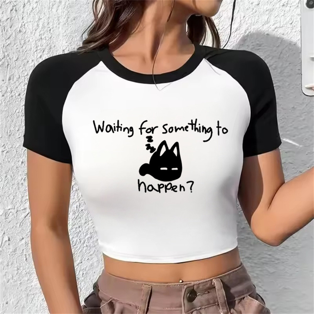 Crop Top Nữ Omori Style Emo Gyaru Ngộ Nghĩnh Phong Cách Cutecore Thời Đại 2000