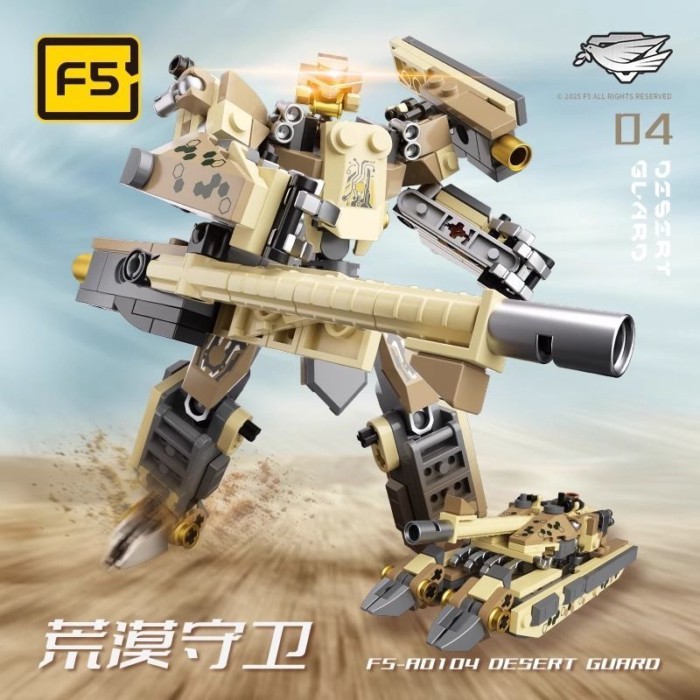 🌈 F5 khối xây dựng biến dạng robot máy bay bầu trời đầy sao máy biến hình thành mecha đồ chơi lắp