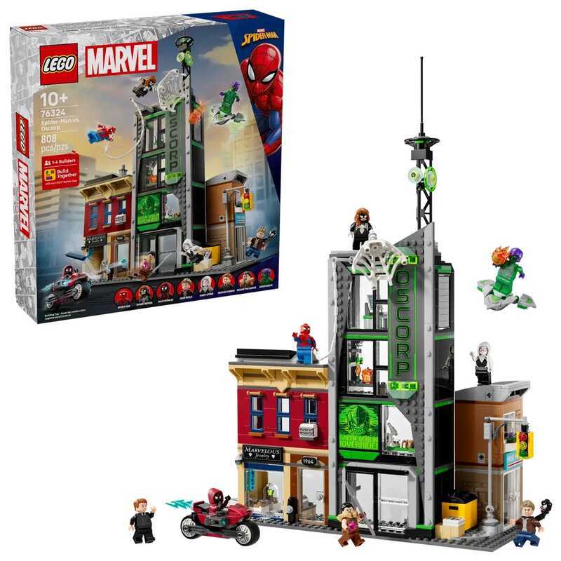LEGO Marvel 76324 Người Nhện đối đầu với Oscorp