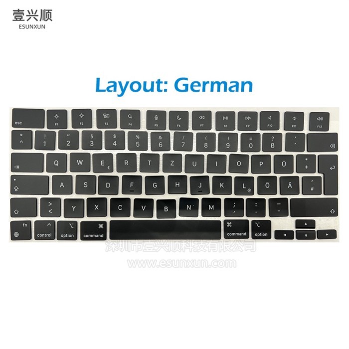A2442 A2485 Keycap Thích Hợp Cho MacBookPro 14 '16' Notebook usuk Phím Phím Phím