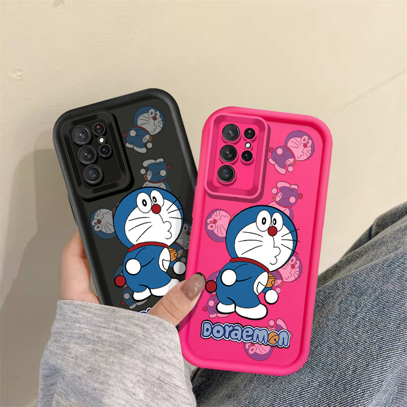 Ốp Điện Thoại Hoạt Hình Doremon Cho Samsung Galaxy S21 Ultra S22 Ultra S24 Ultra S24 Plus S30 Ultra 