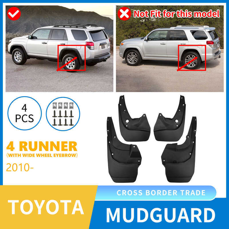 Ngoại Thương Thích Hợp Cho Xe Toyota Speedmaster 4Runner 2010-2025 Xe Phía Trước Phía Sau Lốp Fender