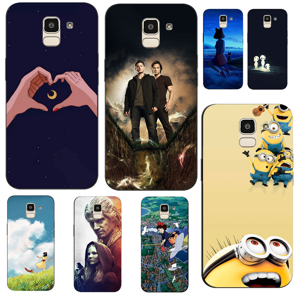 Ốp Lưng Cho Samsung Galaxy J6 2018 Ốp lưng Silicon Mềm Đen Tpu Phim Game of Thrones anime Dễ Thương