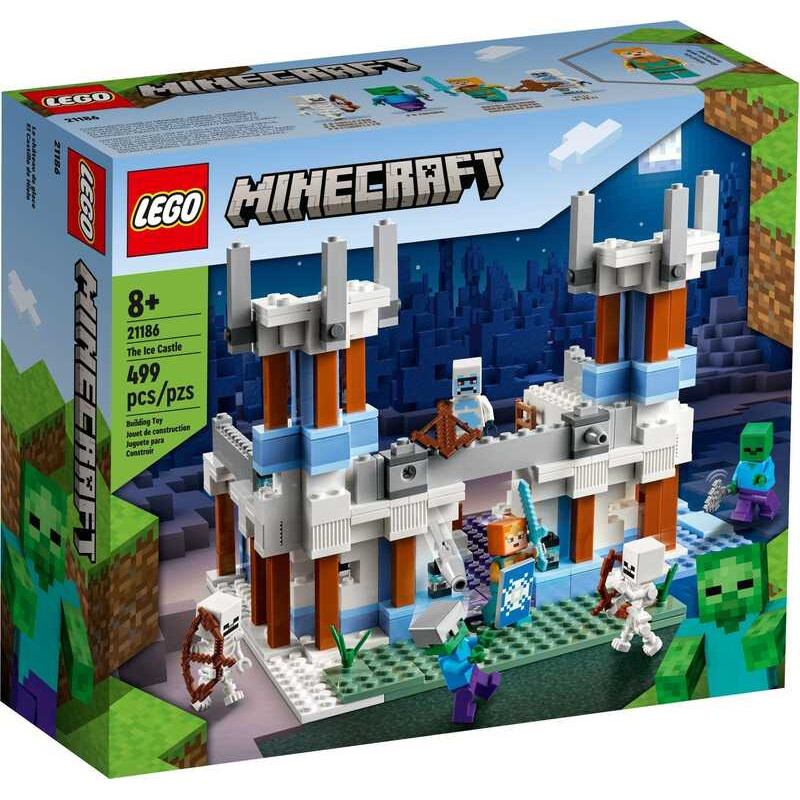 LEGO Minecraft 21186 Cung Điện Băng Giá -100% hàng chính hãng