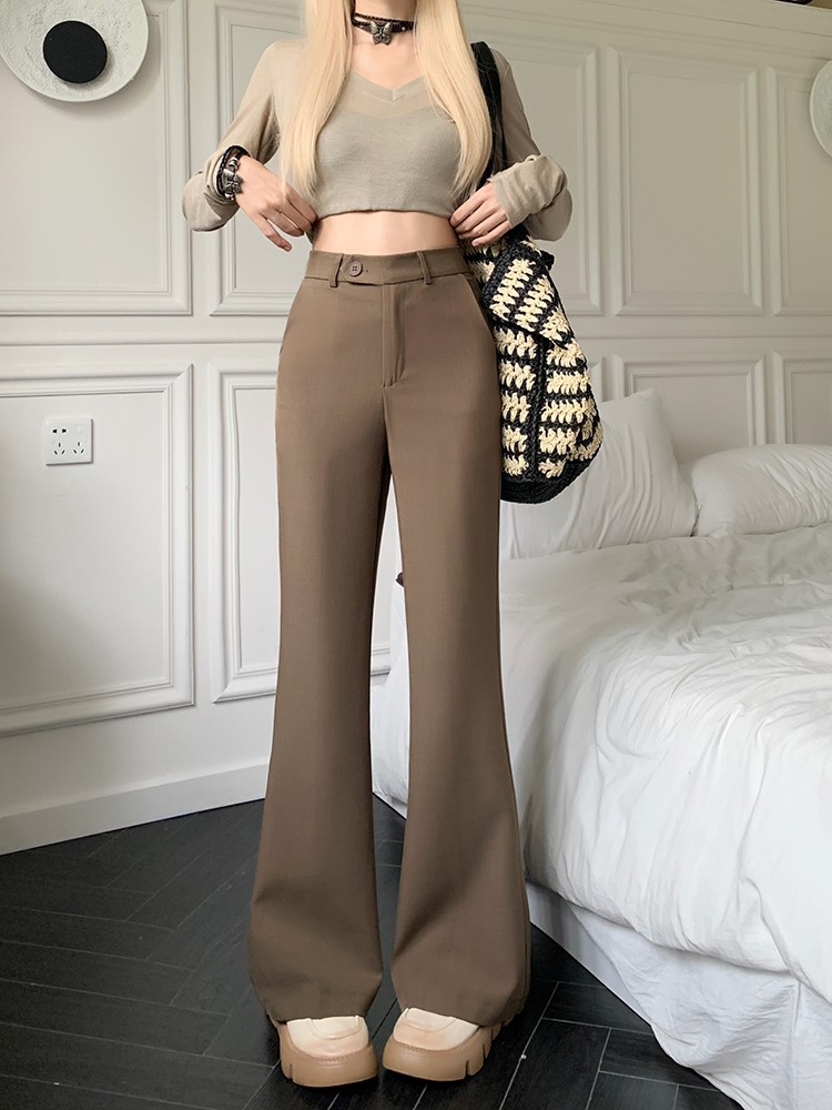 Quần Drape cạp cao Quần thường ngày 99341 | BigBuy360 - bigbuy360.vn