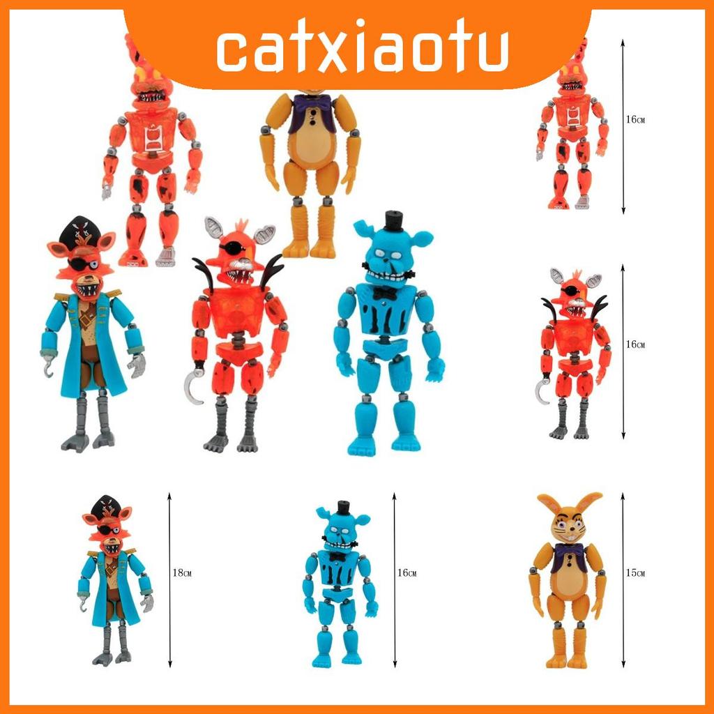 Five At Nights Freddy 's Series Luminescent Joint Di chuyển được Halloween Captain Set 5 chiếc