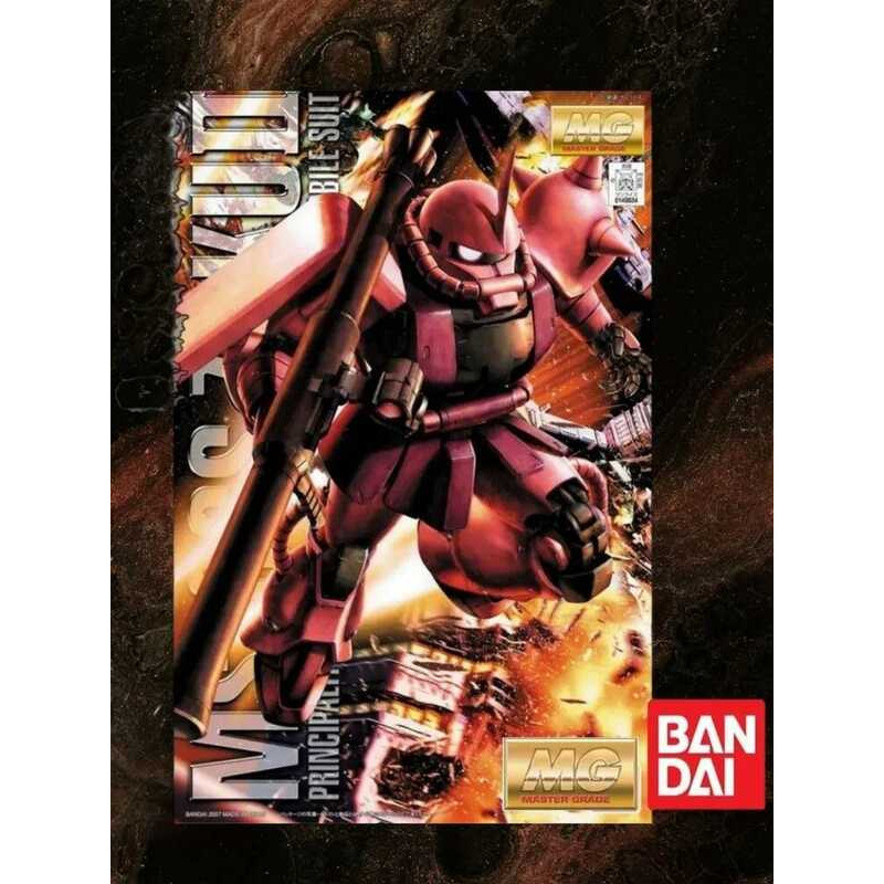 Bandai MG MS-06S CHAR S ZAKU VER 2.0 1/100 Mô hình nhân vật hành động