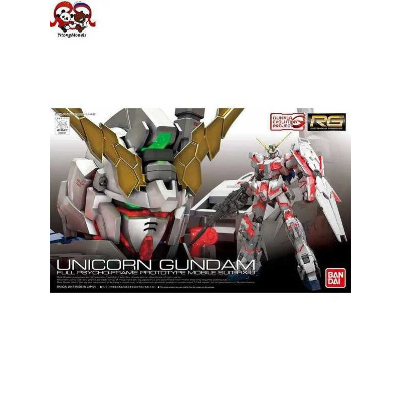 BANDAI GUNDAM 1/144 RG RX-0 Unicorn Gundam Robot Lắp Ráp
