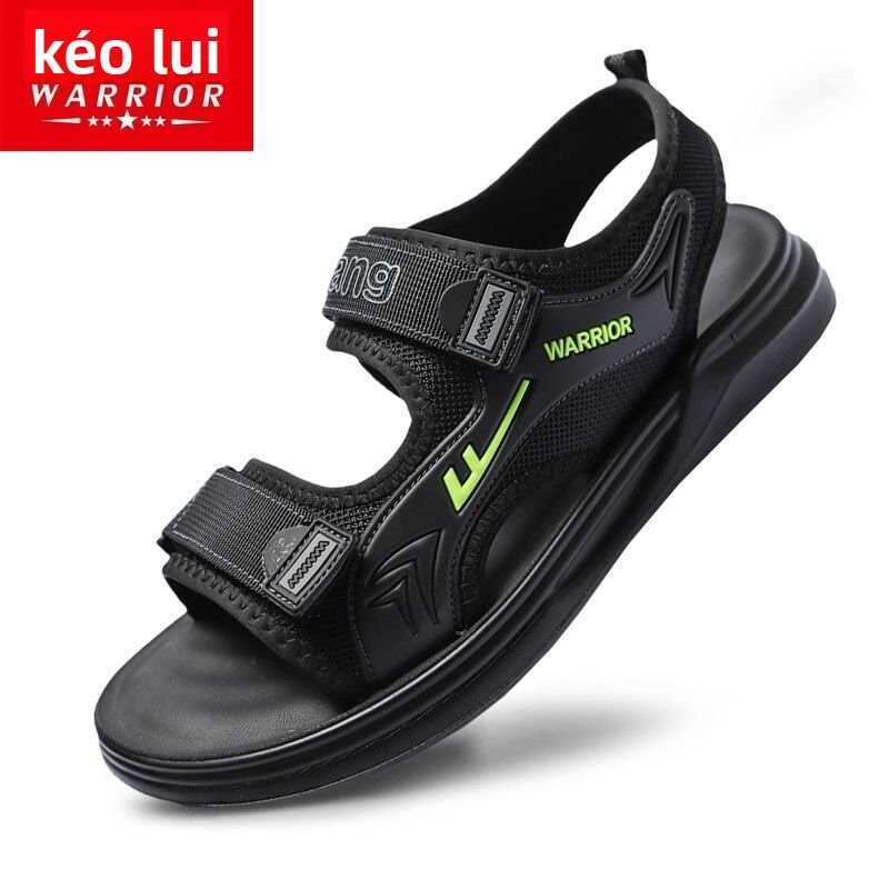 Dép Warrior cho nam mùa hè, ngoài trời, không trượt, nhẹ, đế mềm, chống nước, dép đi biển nam mùa hè