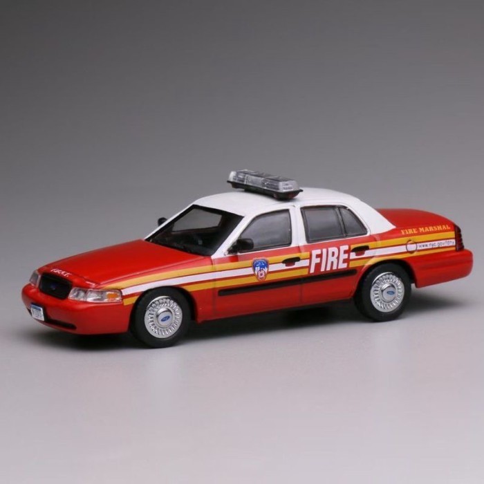 596 Model 1 / 64 Ford CV Victoria Crown New York Fire Station FDNY Mẫu xe cảnh sát