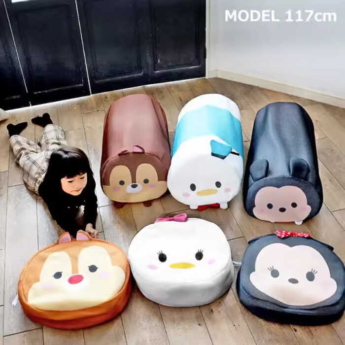 Xuất khẩu sang Nhật Bản Tsum Tsum Tsum Chip 'n' Tsum Mickey Túi Giặt Quá Khổ Túi Bảo Quản Lớn Bộ 2 M
