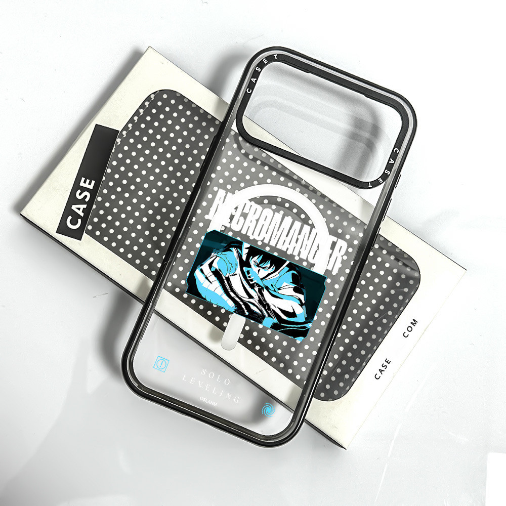 Vỏ sạc từ tính không dây Tương thích cho IPhone 13 14 15 16 17 Pro Max Ốp lưng Solo Leveling Sung Ji