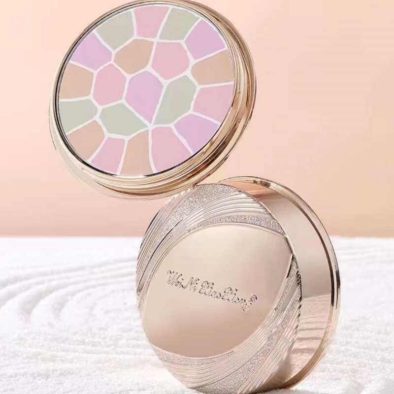 Winnie the Pooh Like Flower Jade Smile Face Pressed Powder Pork Belly Pressed Powder Set Trang điểm 