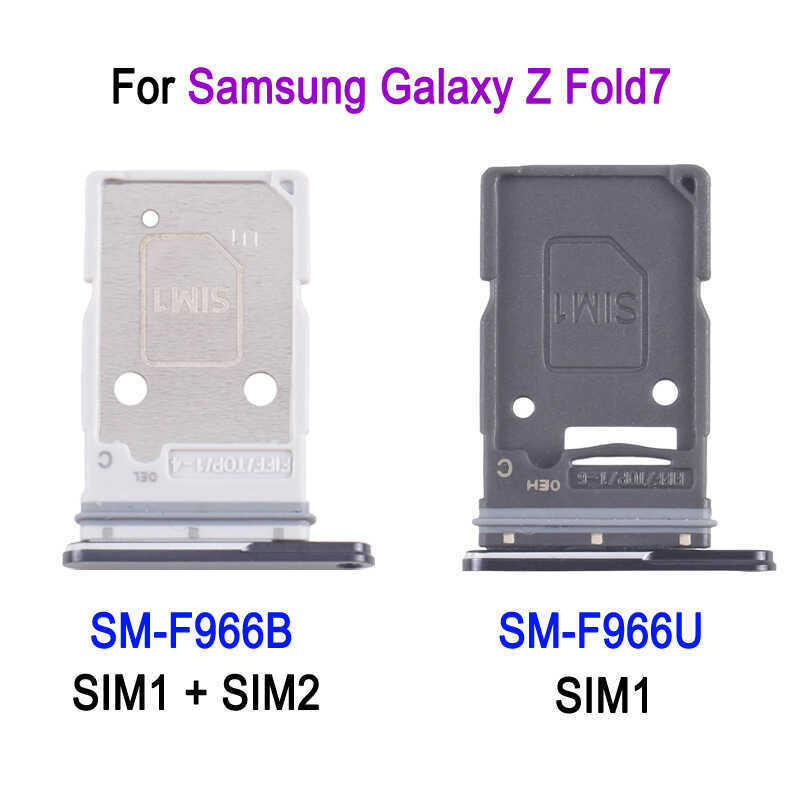 Giá Đỡ Thẻ SIM Thích Hợp Cho Samsung Galaxy Z Fold 7 SM-F966B Thẻ Kép Khe Cắm Thẻ Đơn Miễn Phí Pin