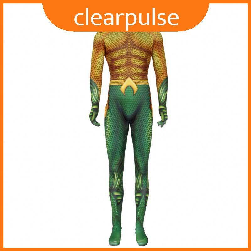 Bộ áo liền quần cosplay Justice Aquaman League có in kỹ thuật số cho các hội nghị cosplay và Hallowe