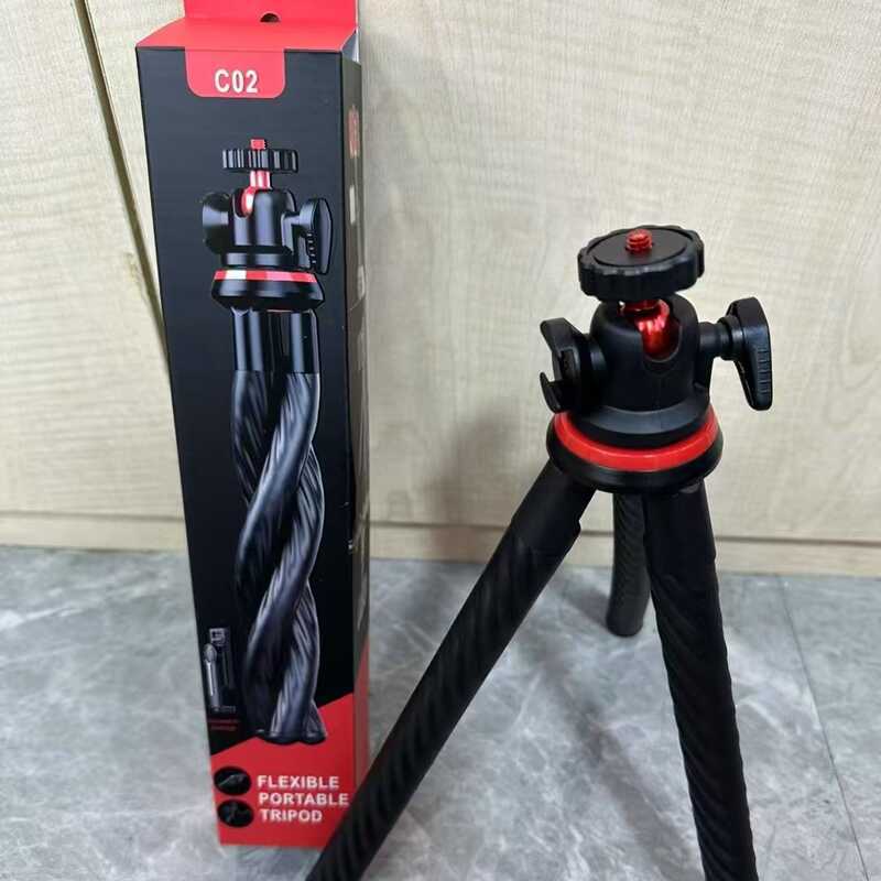 C02 Octopus Tripod Giá đỡ điện thoại di động Chụp ảnh Chân máy cầm tay Gậy Selfie ngoài trời