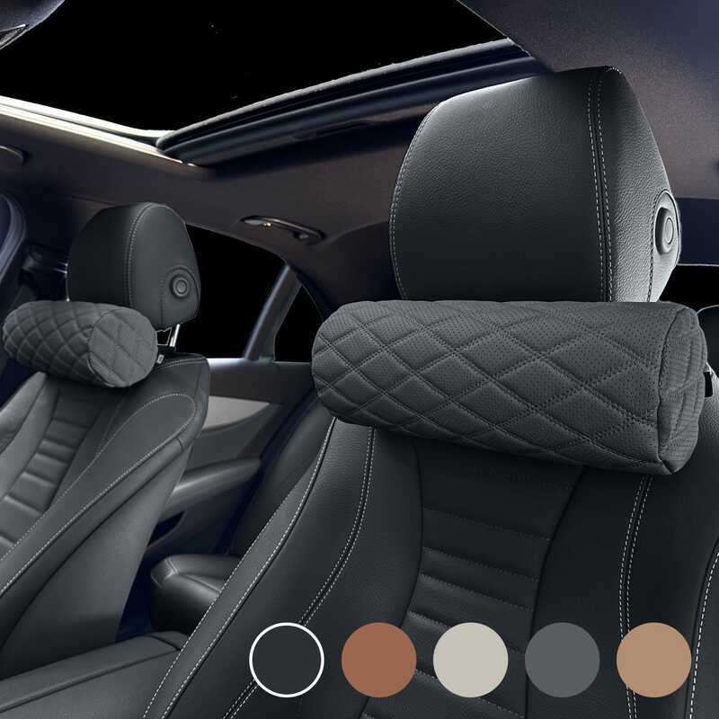 Hàn Quốc Hàn Quốc Tựa Đầu Ô Tô Gối Cổ Ô Tô Memory Foam Nội Thất Ô Tô Gối Hình Trụ Xe Nhớ Xốp Cổ Gối