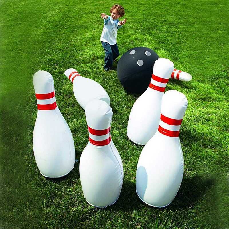 Bộ bowling bơm hơi tùy chỉnh Bóng đồ chơi PVC Bộ trò chơi đồ chơi trẻ em Bóng bowling