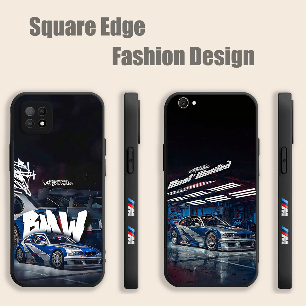 Ốp Lưng Cho Realme C75 4G 14 Pro Plus 5G Note 60 14 C61 Bmw M4 Gt4 SZA21 Ốp Điện Thoại Cạnh Vuông