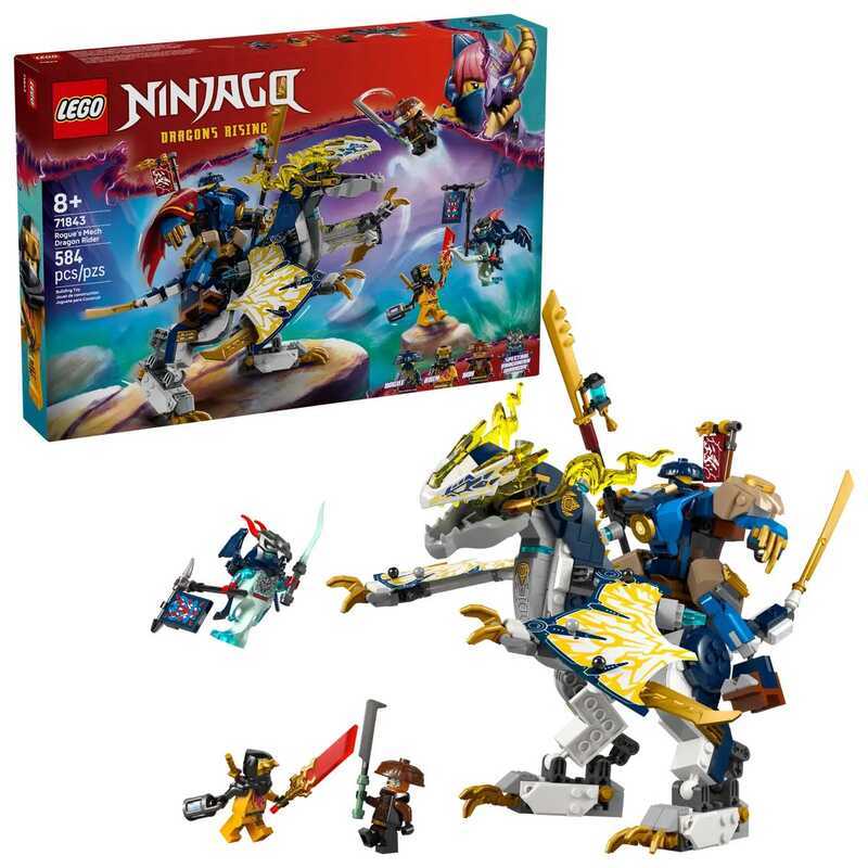 LEGO Ninjago 71843 Người Hủy Diệt: Robot Kỵ Sĩ Rồng