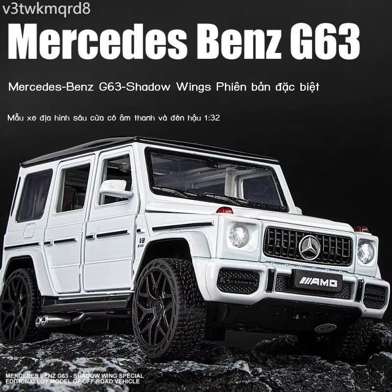 ( rẻ mà chất lượng) Mô hợp kim Mercedes-Benz G-Class tỷ lệ 1:32, phỏng địa G63, mô hình nhỏ cho bé