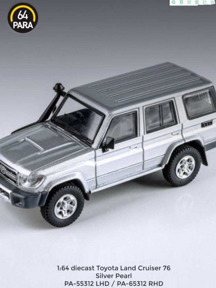 Phiên Bản Xe Mô Hình PARA 1 64 Hợp Kim Xe Land Cruiser Land Cruiser Land Cruiser Off-Road SUV Xe Mod