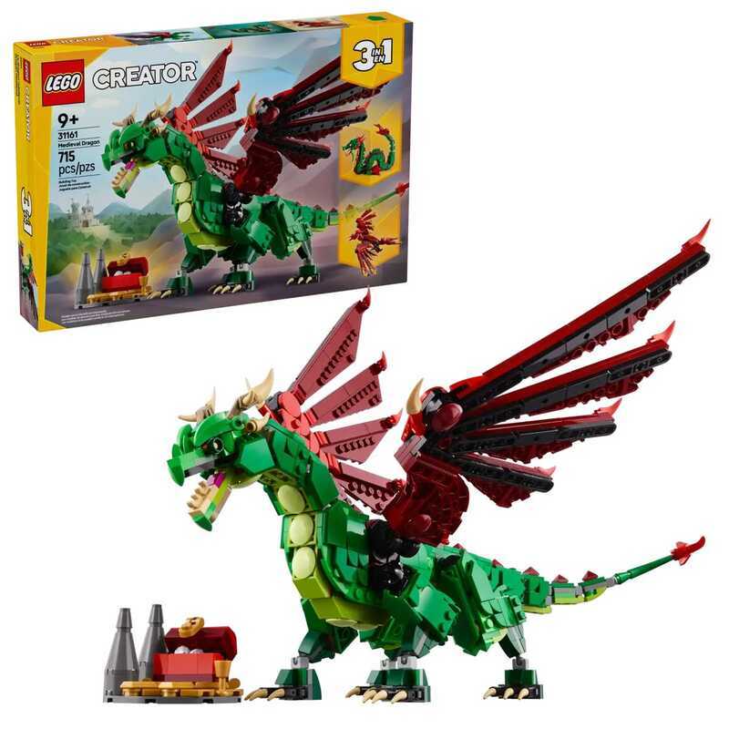 LEGO Creator 31161 Rồng Thời Trung Cổ 3 trong 1