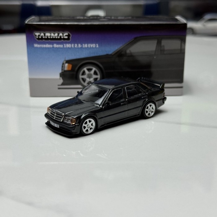 TW Tarmac Works 1: 64 Benz 190E 2.5-16 EVO I Mẫu xe hợp kim màu đen
