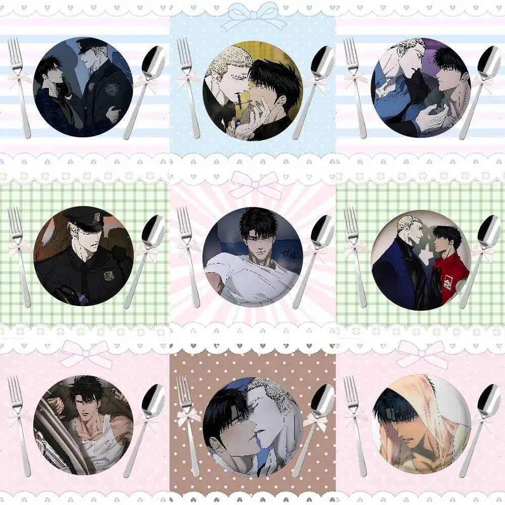 BL H-Shutline-s Huy Hiệu Tinplate Nút Mềm Pin Trâm Huy Hiệu Kim Loại Tùy Chỉnh Trang Sức Phụ Kiện Mũ