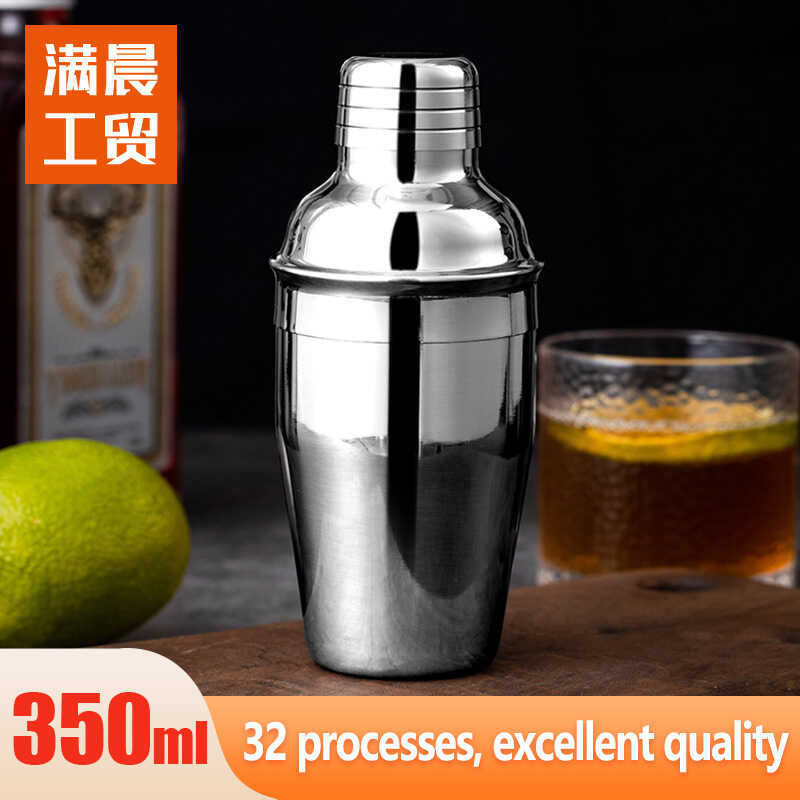 Thép không gỉ Shaker Shaker Shaker Shaker 350ML Bartender Tool Bartender Set Hand Shaker Shaker Shak