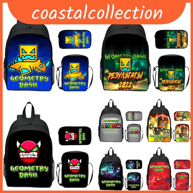 Bộ Ba Lô 16 Inch Trẻ Em Hình Học Dash Bền Chống Sốc Và Nhẹ