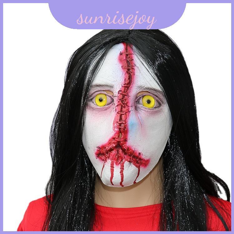 Đạo cụ Halloween Kinh dị Ghost House Escape Room Npc Latex cho người lớn mặt nạ
