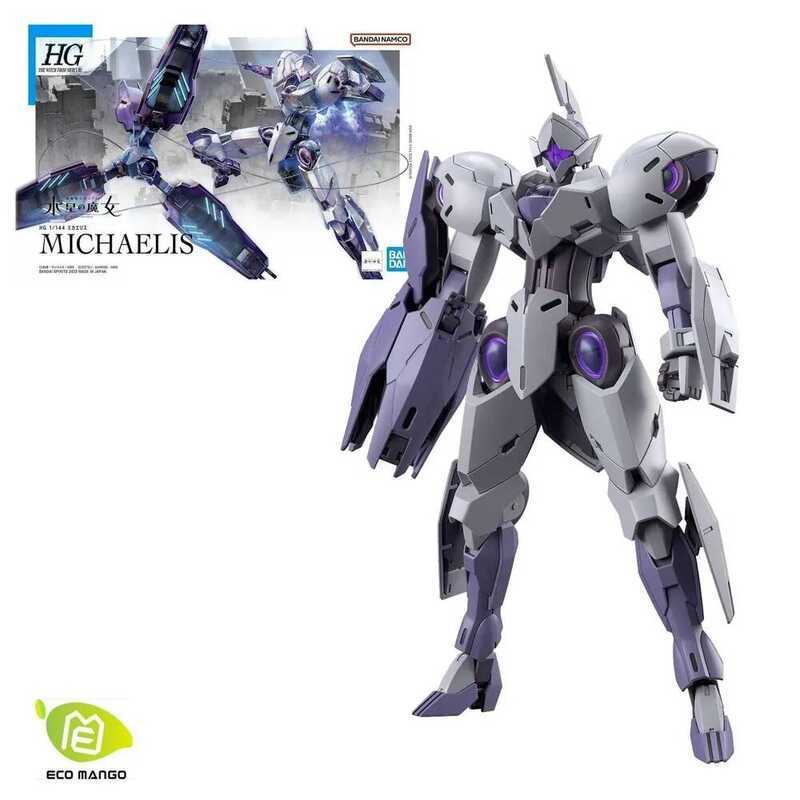 Mô hình Gundam HG của Bandai, Witch of Mercury Michaelis, tỷ lệ 1/144, cao 15 cm