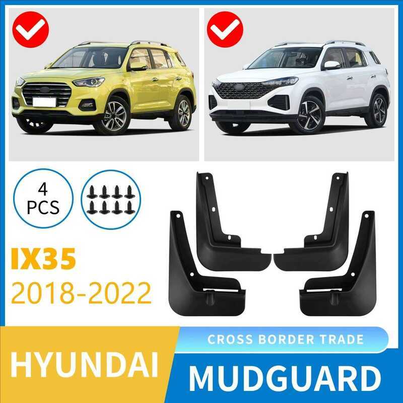 Thích hợp cho 2010-2022 HYUNDAI IX35 HYUNDAI ix35 Xe Phía Trước Phía Sau Lốp Fender Phụ Kiện Da