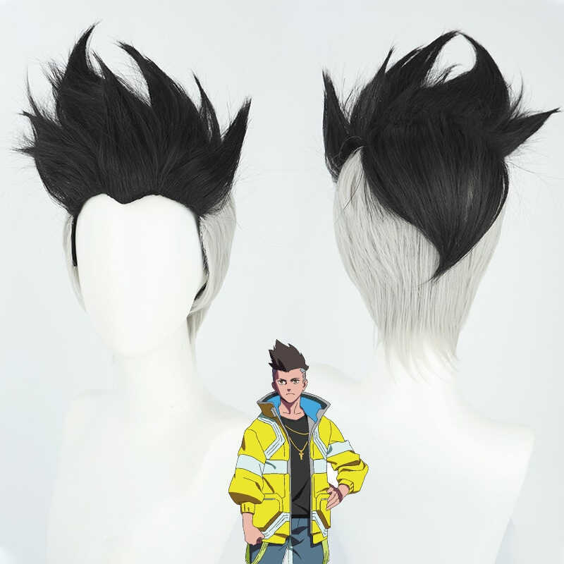 Tóc giả anime phong cách cyberpunk cho nhân vật David Horse trong Edge Walker