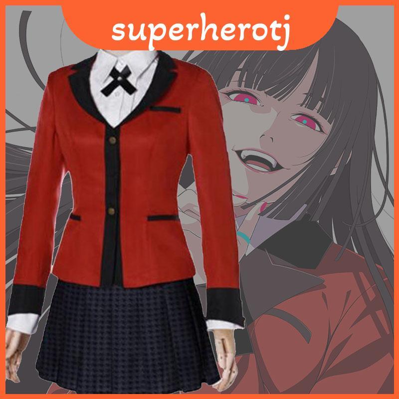 Kakegurui Jabami Thoáng Khí Yumeko Cosplay Đầm Lý Tưởng Cho Lễ Hội Halloween Và