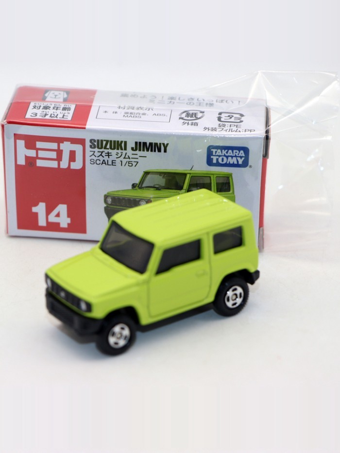 TOMY 14 Suzuki Jimny Suzuki Jimny Jimny SUV Địa Hình Mô Hình Xe Hợp Kim Đồ Chơi Xe Ngoài In Xe Mô Hì
