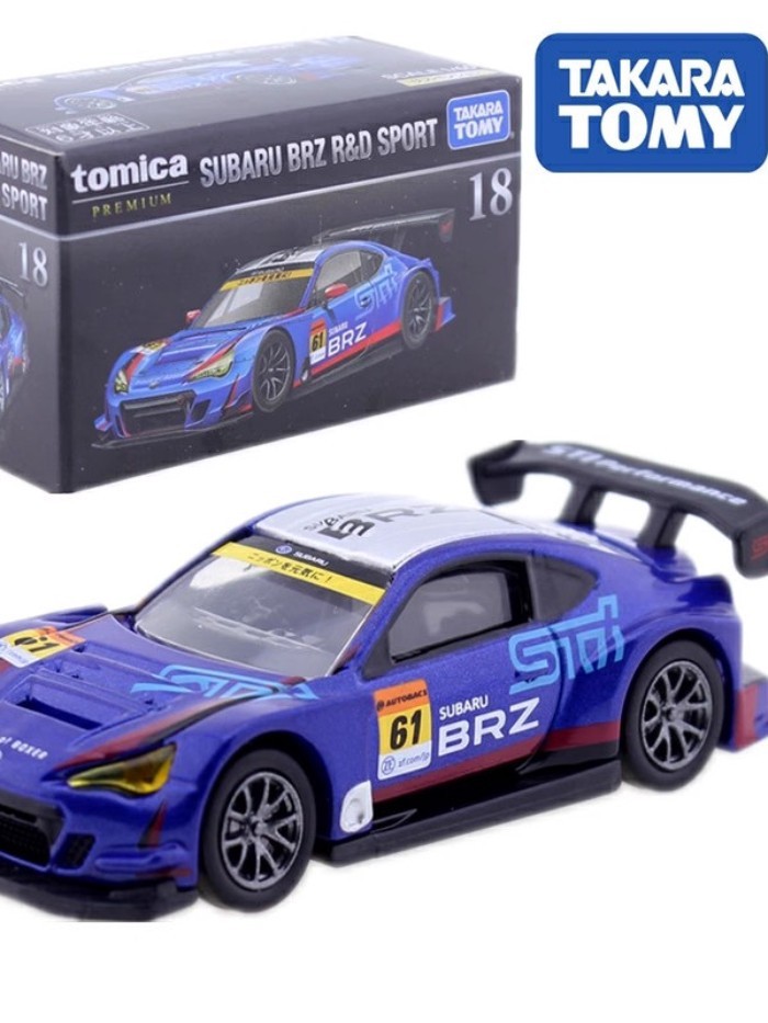 Tomica Premium Tomica Premium TP18 Subaru BRZ Racing Model Đồ trang trí hợp kim Out of Print Car Mod